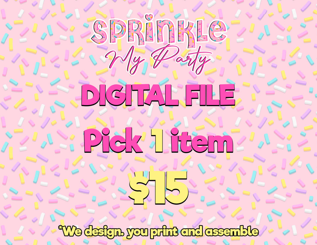 Digital File (You print and assemble yourself)