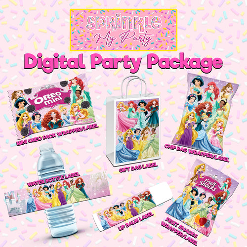 Instant Download Digital Party Package (You print and assemble yourself) READ DESCRIPTION