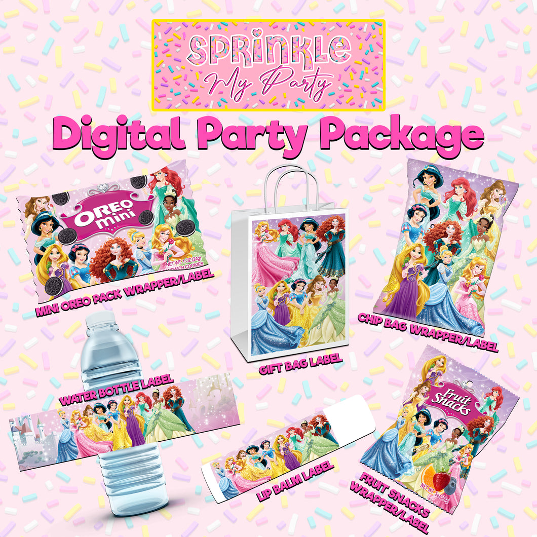 Instant Download Digital Party Package (You print and assemble yourself) READ DESCRIPTION