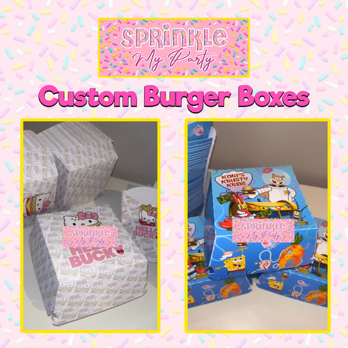 Burger Boxes (Read Description)