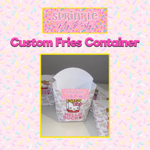 Load image into Gallery viewer, Fries Container (Read Description)