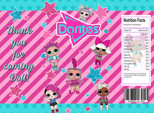 INSTANT DIGITAL DOWNLOAD CHIP BAG (You print and assemble yourself) READ DESCRIPTION